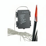 Gartenstecker Weihnachtsschlitten Weihnachtsmann Zuckerstangen Rentier Batterie - Gartenstecker