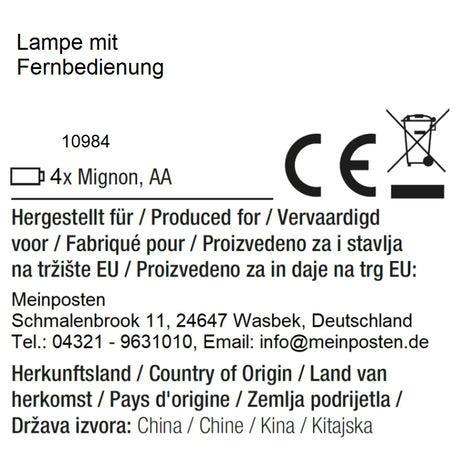 Hängelampe LED Braun Seil Macrame Hängeleuchte Timer Fernbedienung Ø15cm Lampe - Hängelampe