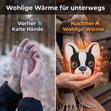 Handwärmer Französische Bulldogge 3er Set – wiederverwendbar - Handwärmer