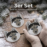 Handwärmer Husky 3er Set – wiederverwendbare Taschenwärmer - Handwärmer