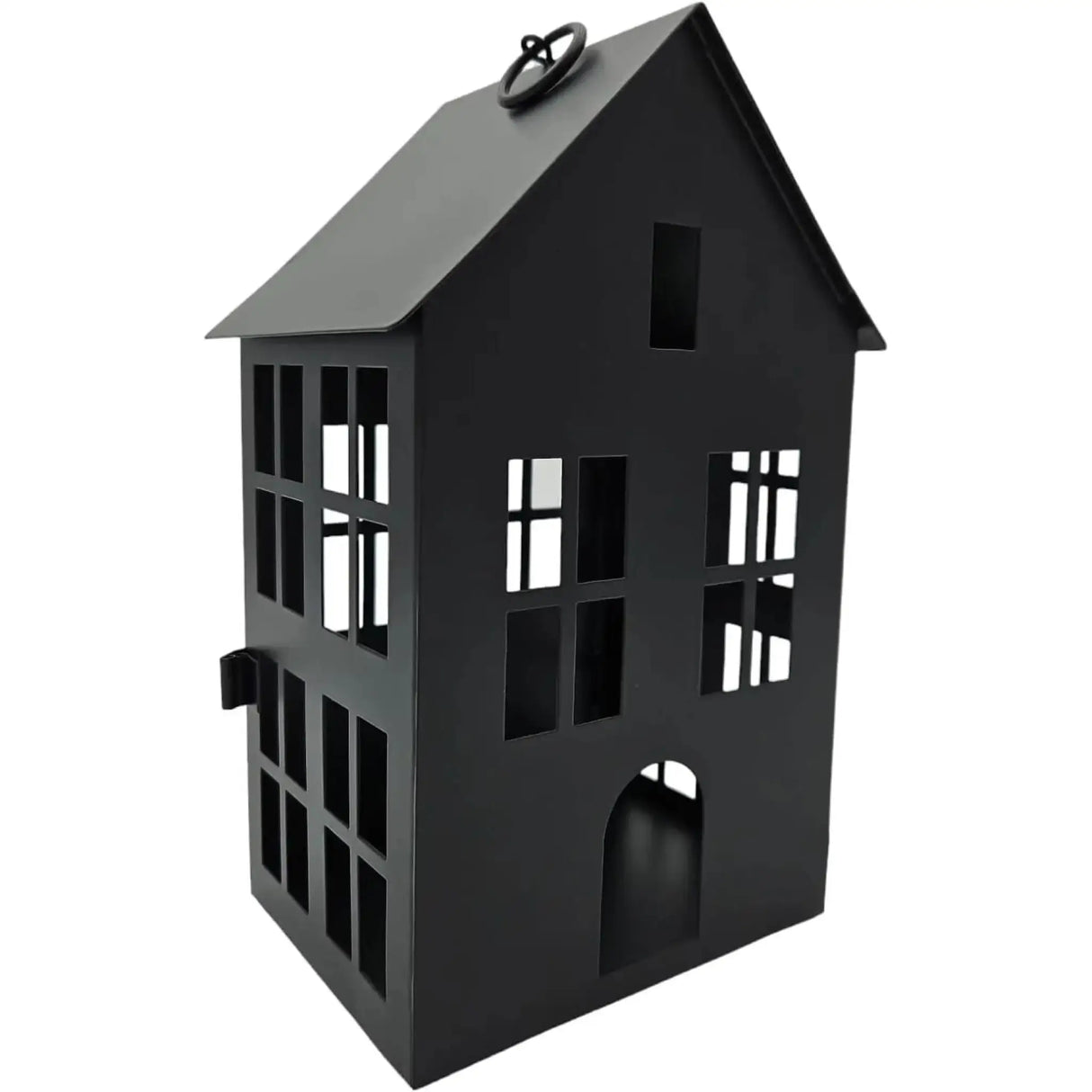 Haus Metall schwarz Dekoration meinposten 3 Set Laternen Windlicht - Windlicht Laternenhäuser