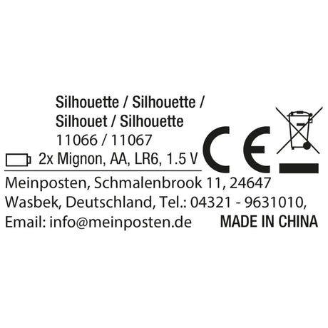 Herz Stern Fenster LED Silhouette Warmweiß Weihnachtsbeleuchtung 30cm Deko grün - Weihnachtsbeleuchtung