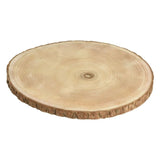 Holzbrett Baumscheibe Holz Brett Tischdeko Tablett Deko Holzplatte Ø 30 cm - Baumscheibe