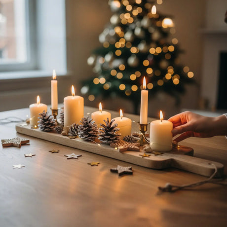 Holzbrett Meinposten 76 cm lang Weihnachten
