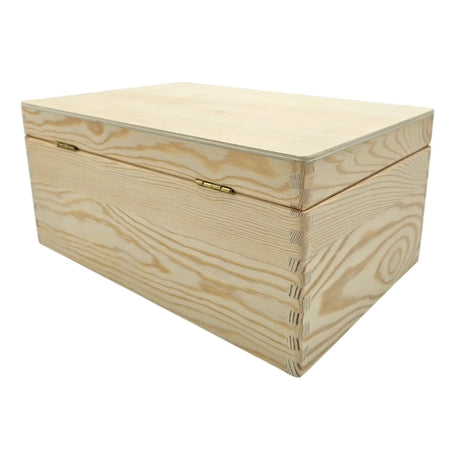 Holzkiste mit Deckel Dekokiste Schatzkiste Hochzeit Kindergeburtstag Aufbewahrung - Holzkiste mit Deckel