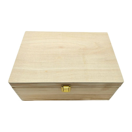 Holzkiste mit Deckel Dekokiste Schatzkiste Hochzeit Kindergeburtstag Aufbewahrung - Holzkiste mit Deckel