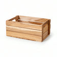 Holzkiste Teakholz Dekokiste Korb Aufbewahrungsbox Box 28x22 o. 20x13 cm Holzbox - Klein - Holzkiste