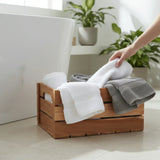 Holzkiste Teakholz Dekokiste Korb Aufbewahrungsbox Box 28x22 o. 20x13 cm Holzbox - Holzkiste