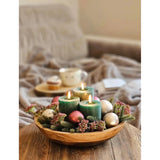 Holzschale Mangoholz Dekoschale rund Schale für Lebensmittel natur braun Ø 30 cm - Holzschale