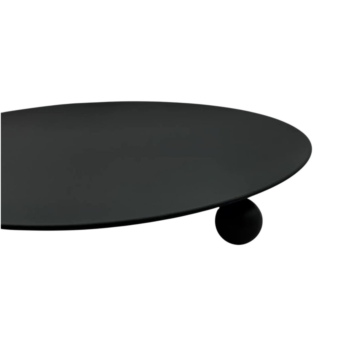 Kerzenhalter schwarz 4 Stück Stumpenkerzen Teller Kerzenteller Weihnachten 8,5 cm - Kerzenhalter