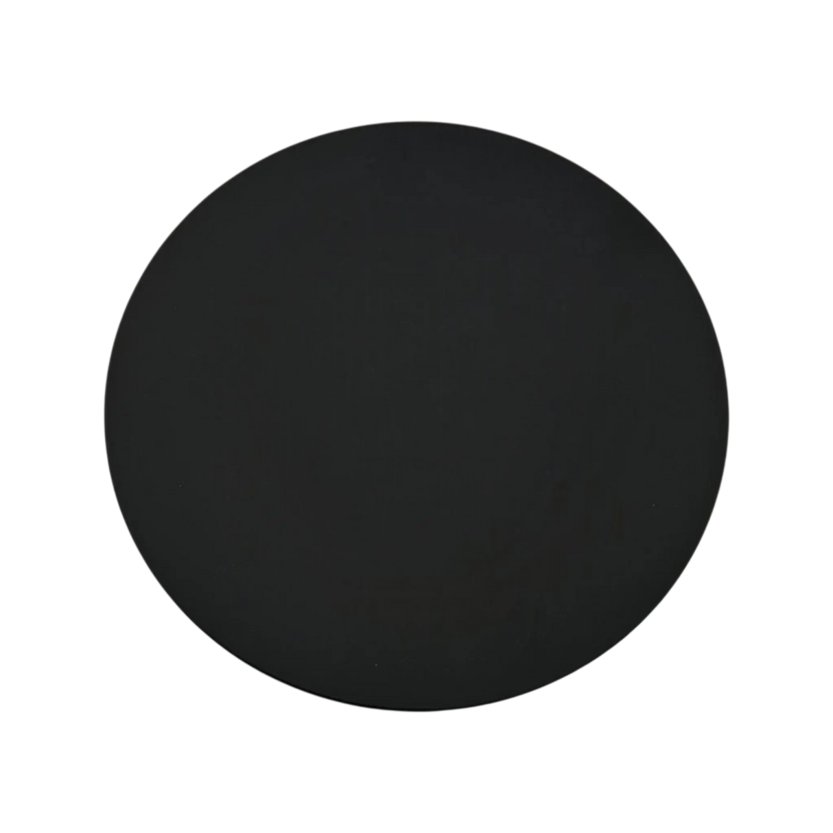 Kerzenhalter schwarz 4 Stück Stumpenkerzen Teller Kerzenteller Weihnachten 12 cm - Kerzenhalter