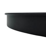 Kerzenteller Kerzentablett magnetische Kerzenhalter Tablett schwarz Metall 25 cm - Kerzenhalter