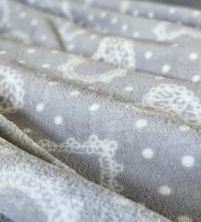 Kuscheldecke Decke Tagesdecke Herz 150x200 cm Creme Grau Beige Rot Wohndecke - Hellgrau - Wohndecke