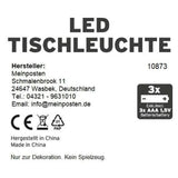 Lampe Leuchte kleine Tischleuchte LED Camping dimmbar tragbar batteriebetrieben - Campinglampe