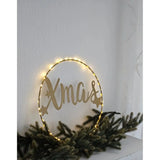 Lichterkranz Weihnachtsbeleuchtung LED warmweiß Weihnachtsdeko Ring Kranz Ø 30 cm B-WARE - LED Türkranz