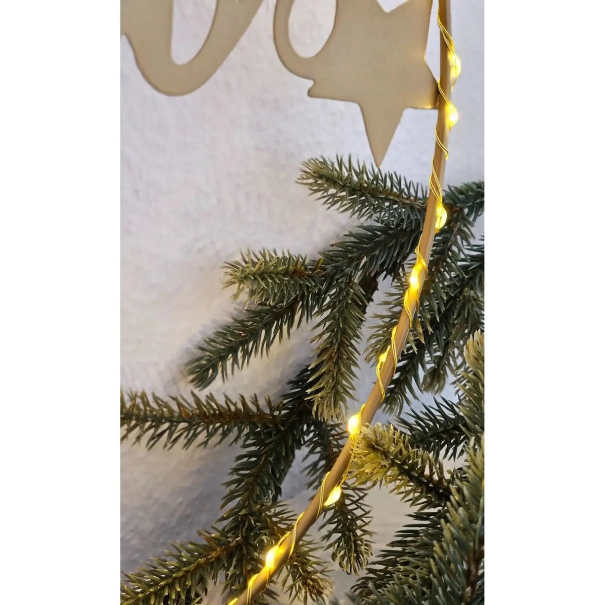 Lichterkranz Weihnachtsbeleuchtung LED warmweiß Weihnachtsdeko Ring Kranz Ø 30 cm B-WARE - LED Türkranz