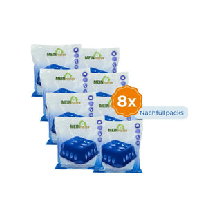 Luftentfeuchter Nachfüllpack 8 × 400 g – Granulat Nachfüllbeutel - Luftentfeuchter