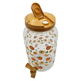 Saftspender Getränkespender mit Zapfhahn 3,75 Liter Kunststoff Wasserspender Pfirsich - Getränkespender