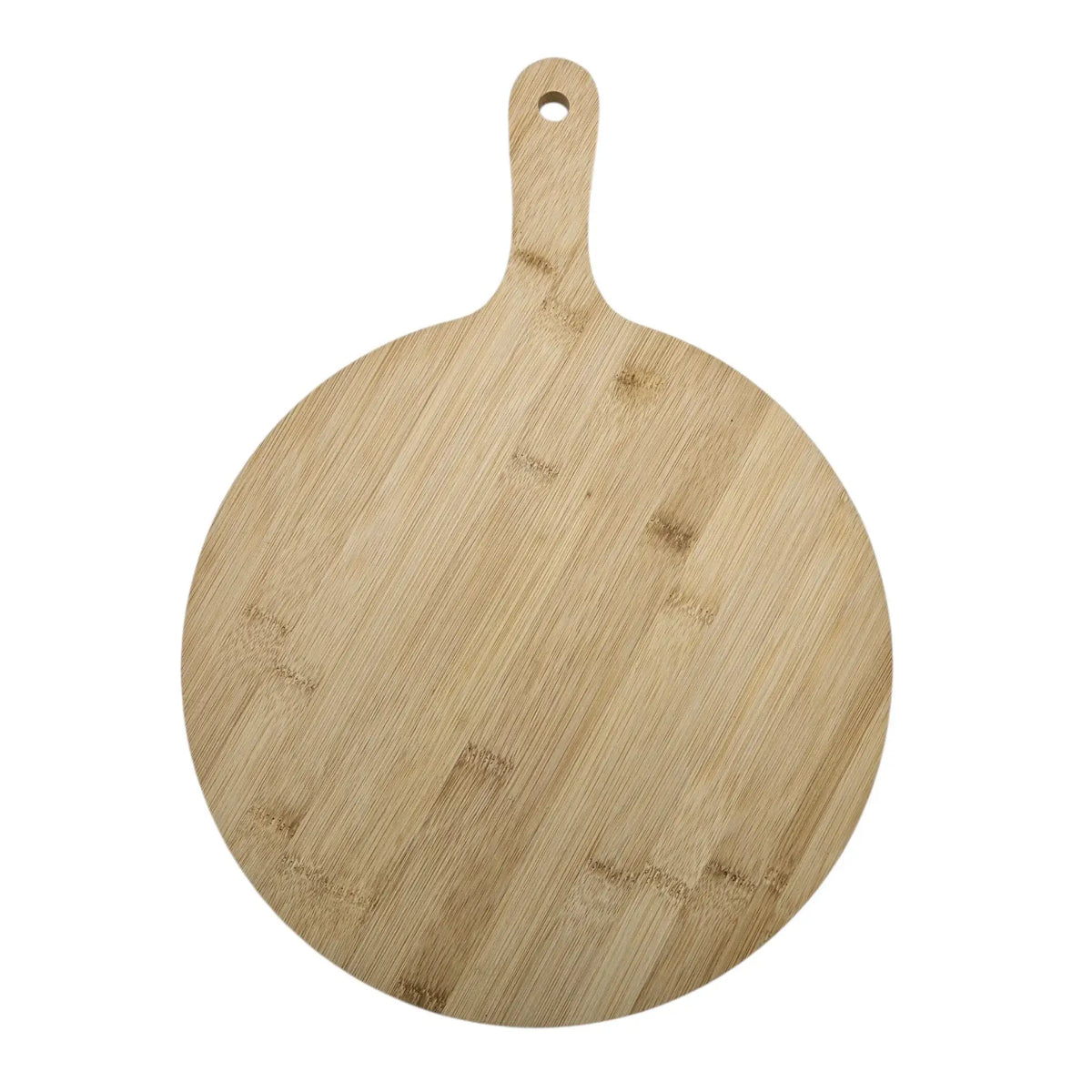Schneibebrett Pizzabrett Servierbrett Dekobrett Bambus 43x31 Saftrille Holzbrett - Holzbrett