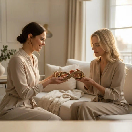 Schriftzug Schild Aufsteller Liebe Hochzeit DU & ICH Holzdeko Mango Geschenk L26 cm - Schriftzug