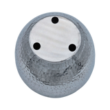 Übertopf Blumentopfe Silber Pflanztopf Deko 2er Set glänzend rund