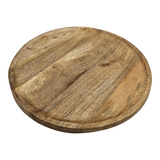 Teller Holzteller Mango Dekoteller Tischdeko Mangoholz Deko Schale Holz Ø 38 cm