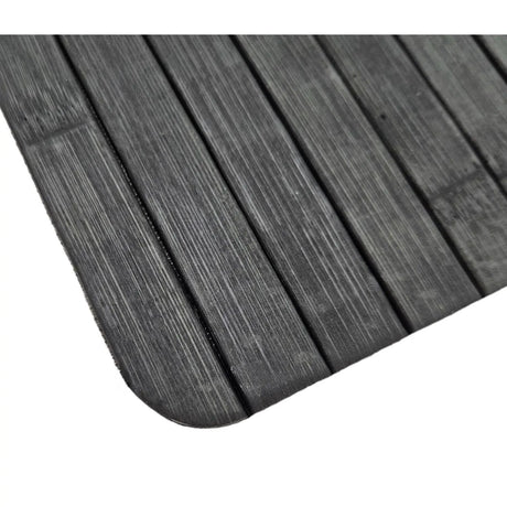 Sofatablett flexibel Bambustablett Bambus Natur anthrazit Armlehnen Schoner - Serviertablett