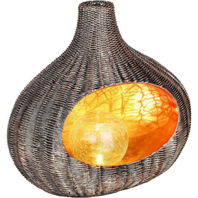 Solarleuchte MALI Solarlampe warmweiß Garten Balkon Laterne - Solarleuchte