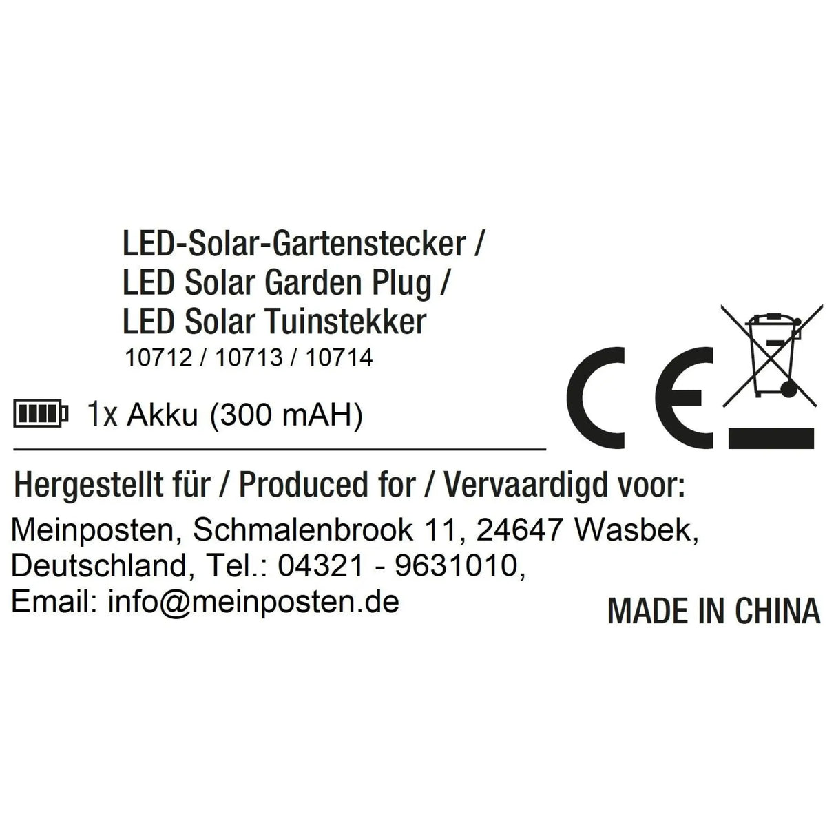 Solarleuchte SKY Solar Solarlampe schwarz Metall Höhe 90 cm Welle - Solarleuchte