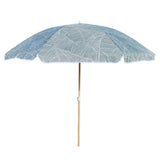 Sonnenschirm Strandschirm Balkonschirm grün creme braun 160 cm UV Schutz 30+ - Sonnenschirm