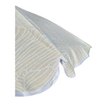 Sonnenschirm Strandschirm Balkonschirm grün creme braun 160 cm UV Schutz 30+ - Sonnenschirm