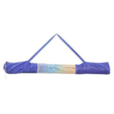 Sonnenschirm Strandschirm Balkonschirm UV Schutz 50+ blau gelb 155 cm bunt - Sonnenschirm