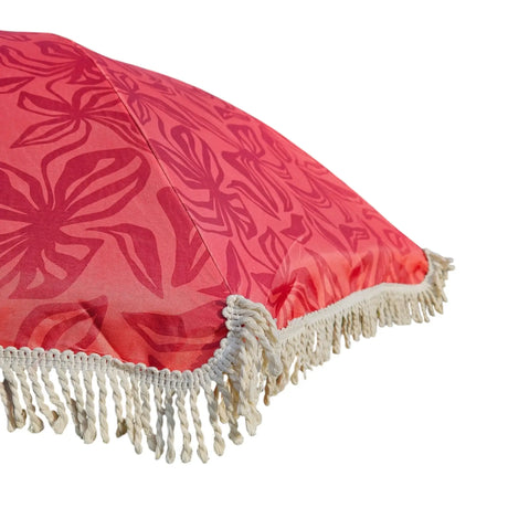 Sonnenschirm Strandschirm Gartenschirm BOHO UV30+ Balkonschirm Fransen - Sonnenschirm
