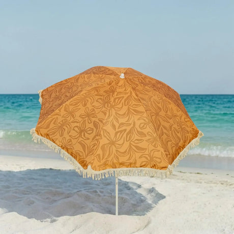 Sonnenschirm Strandschirm Gartenschirm BOHO UV30+ Balkonschirm Fransen - Sonnenschirm
