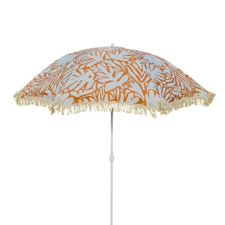 Sonnenschirm Strandschirm Gartenschirm BOHO UV30+ Balkonschirm Fransen - Sonnenschirm