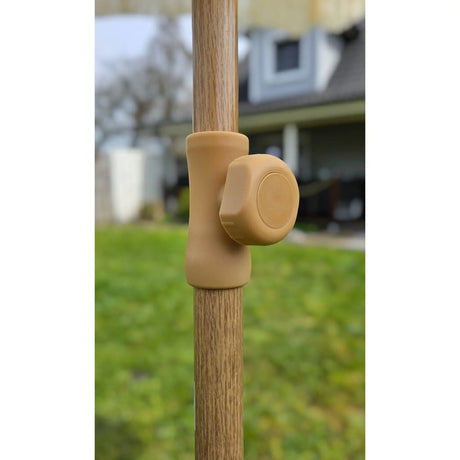 Sonnenschirm Strandschirm Schirm gestreift mit Fransen maritim UV Schutz Ø 180cm - Sonnenschirm