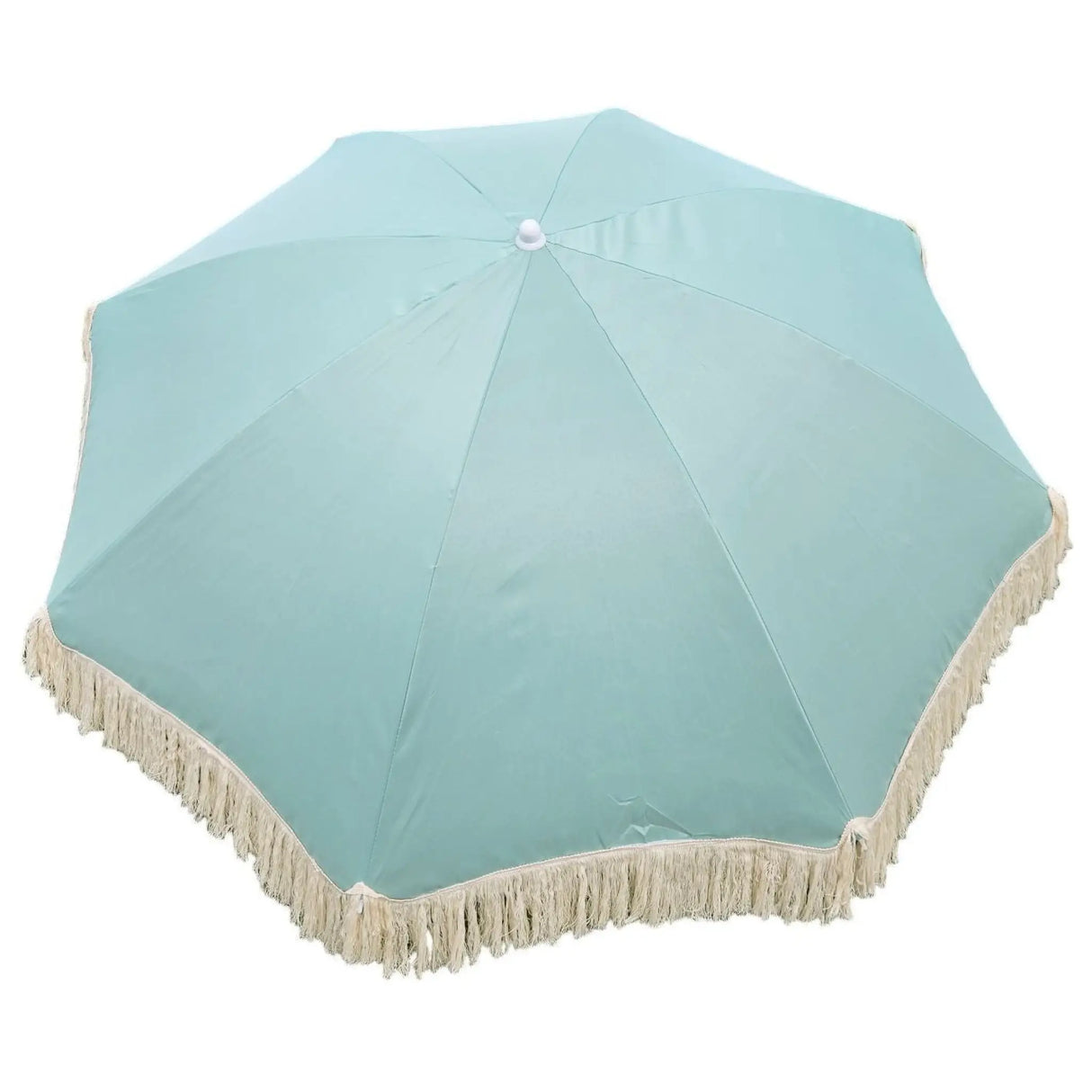 Sonnenschirm Strandschirm Schirm UV Schutz mit Fransen Tasche knickbar Ø 150 cm - Sonnenschirm