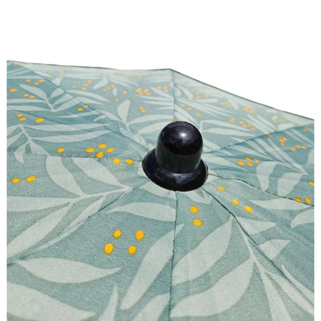 Sonnenschirm Strandschirm Schirm UV Schutz mit Tasche Fransen Grün Ø 170 cm - Sonnenschirm