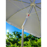 Sonnenschirm Strandschirm Strand Reise Stabil UV Schutz UPF 50+ blau 170 cm - Sonnenschirm