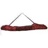 Sonnenschirm Strandschirm Schirm UV Schutz mit Tasche Fransen Rot Ø 170 cm