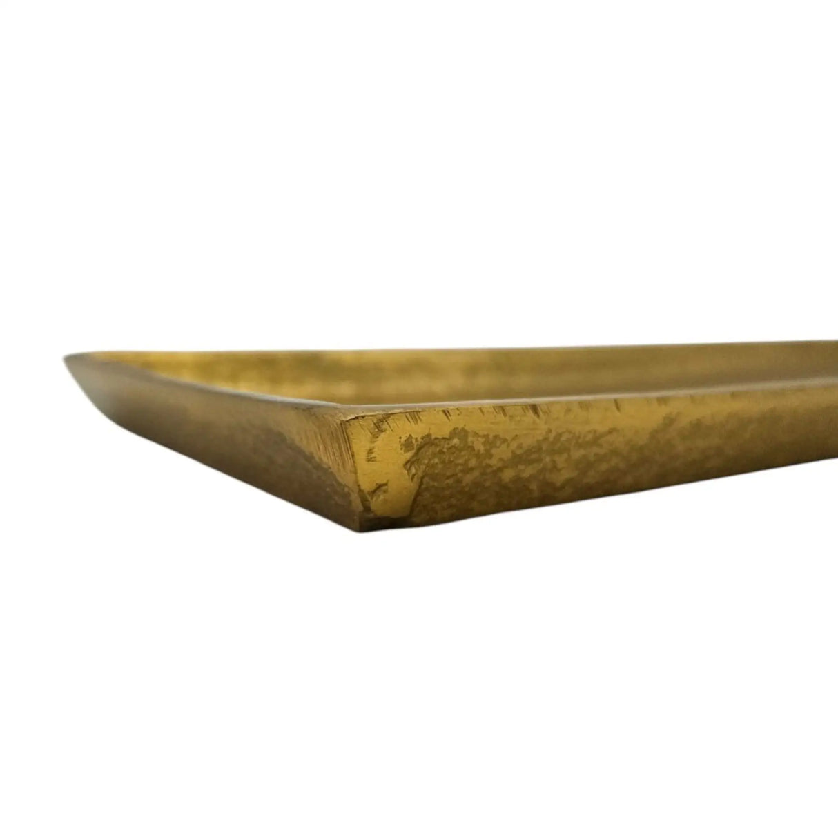 Tablett Deko Metall 44x13 cm gold Kerzentablett Dekotablett Dekoschale rechteckig - Dekotablett