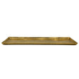 Tablett Deko Metall 44x13 cm gold Kerzentablett Dekotablett Dekoschale rechteckig - Dekotablett