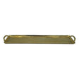 Tablett Gold XXL Dekotablett 60 cm Griffen Kerzentablett Serviertablett langes Tablett Metall - Dekotablett