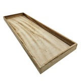 Tablett Holz 3er Set Dekotablett 30-60 cm Holztablett Serviertablett Basteln - Dekotablett