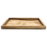 Tablett Holz 3er Set Dekotablett 30-60 cm Holztablett Serviertablett Basteln - Dekotablett
