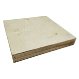 Tablett Holztablett 26x26 braun Natur Dekotablett rechteckig Kerzentablett - Dekotablett