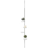 Teleskop-Blumenregal 175-275 cm Pflanztreppe Blumentreppe Regal Pflanzenregal - Teleskop-Blumenregal