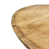 Teller Holzteller Mango Dekoteller Tischdeko Mangoholz Deko Schale Holz Ø 38 cm - Holzteller