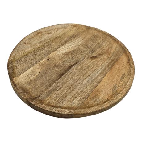 Teller Holzteller Mango Dekoteller Tischdeko Mangoholz Deko Schale Holz Ø 38 cm - Holzteller