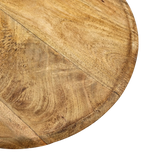 Teller Holzteller Mango Dekoteller Tischdeko Mangoholz Deko Schale Holz Ø 38 cm - Holzteller
